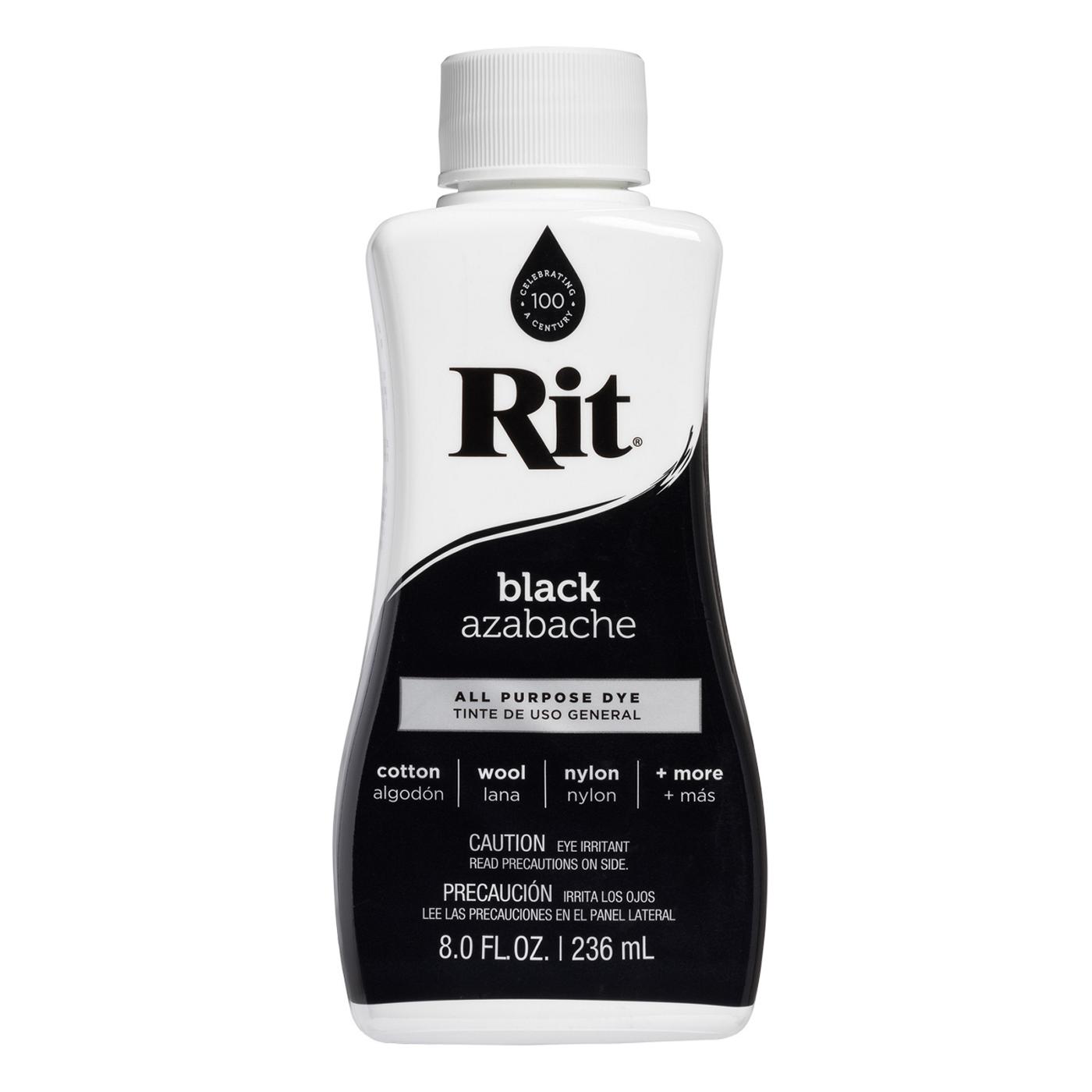 Rit Fabric Dye, Black 15, 1.125 oz (31.9 g)