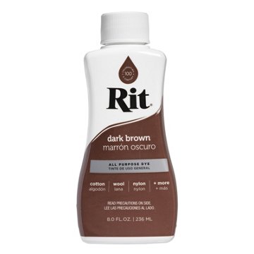 Rit Dark Brown 25 Liquid Dye, 8 oz