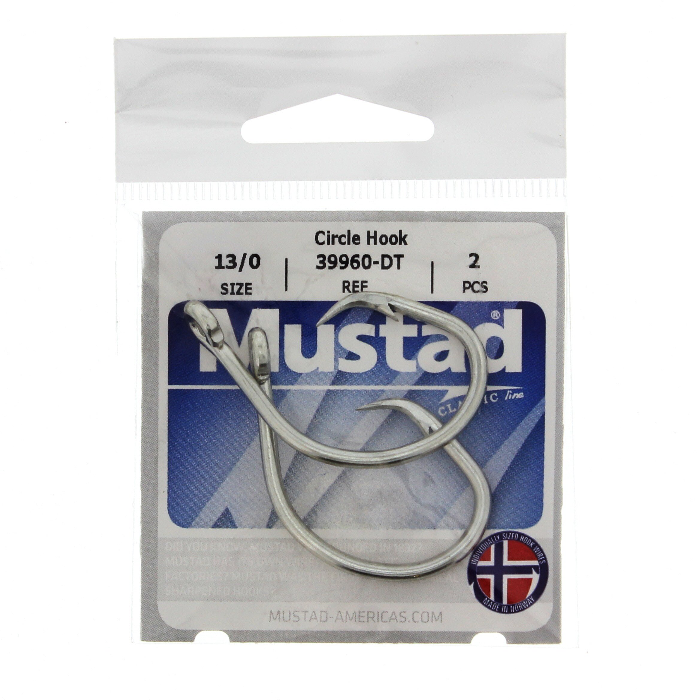 Mustad Circle Hooks 39960-DT Sizes 11/0-16/0 Choose FIXED S/H