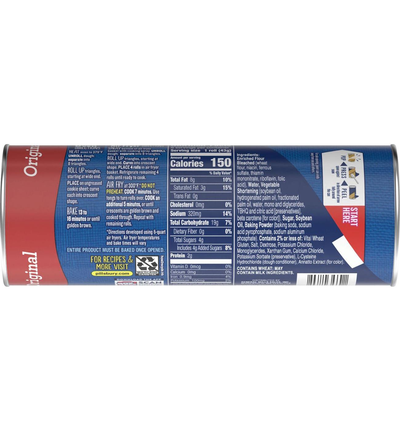 Pillsbury Grands! Big & Flaky Original Crescent Rolls; image 2 of 5