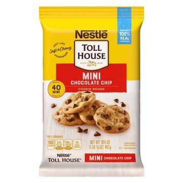 Nestle Toll House Mini Chocolate Chip Cookie Dough, 16.5 oz