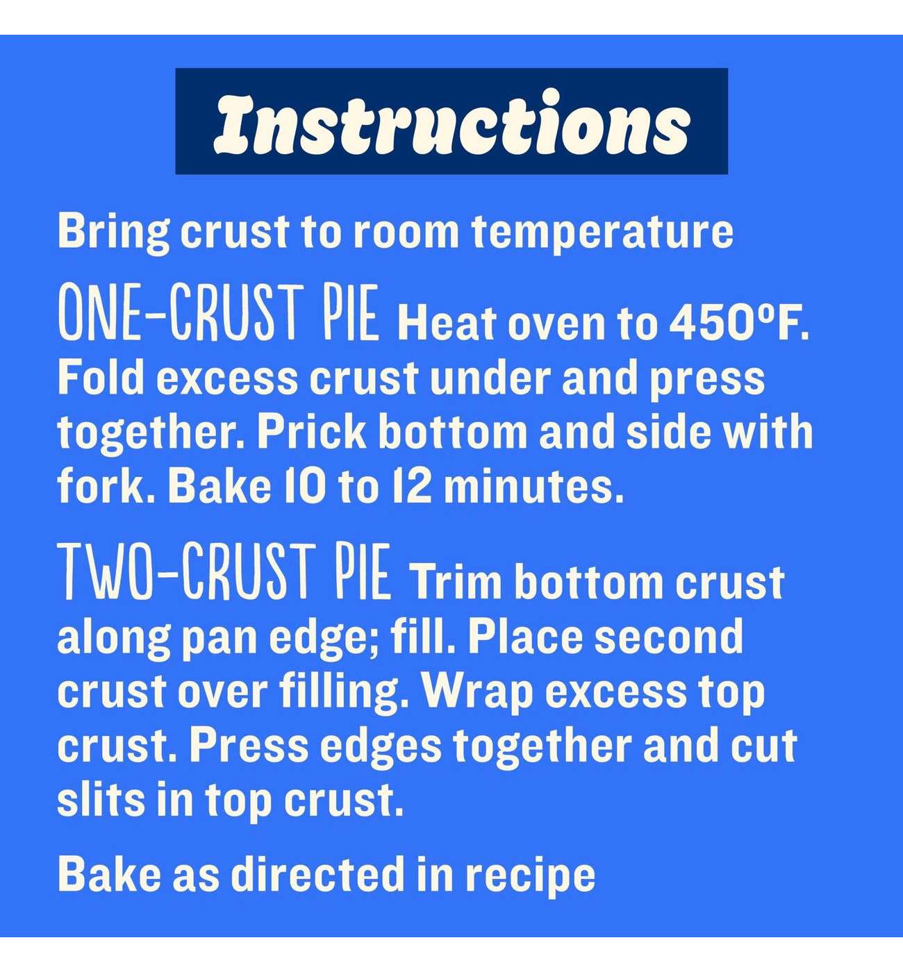 Pillsbury Pie Crusts; image 3 of 6