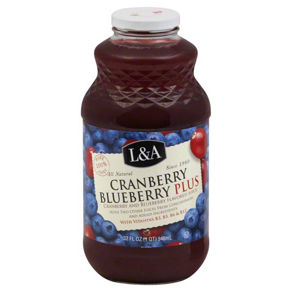 L&A Cranberry Blueberry Plus Juice Shop Juice at HEB