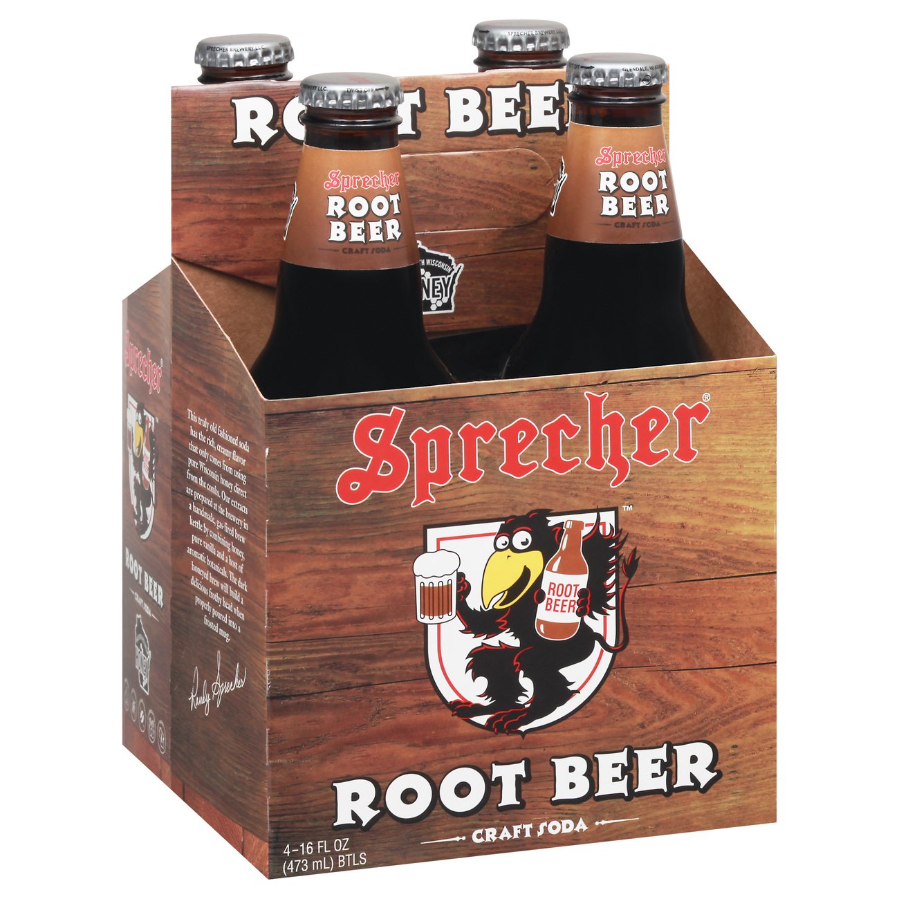 Sprecher Brewery Root Beer Soda 16 oz Bottles Shop Soda at HEB