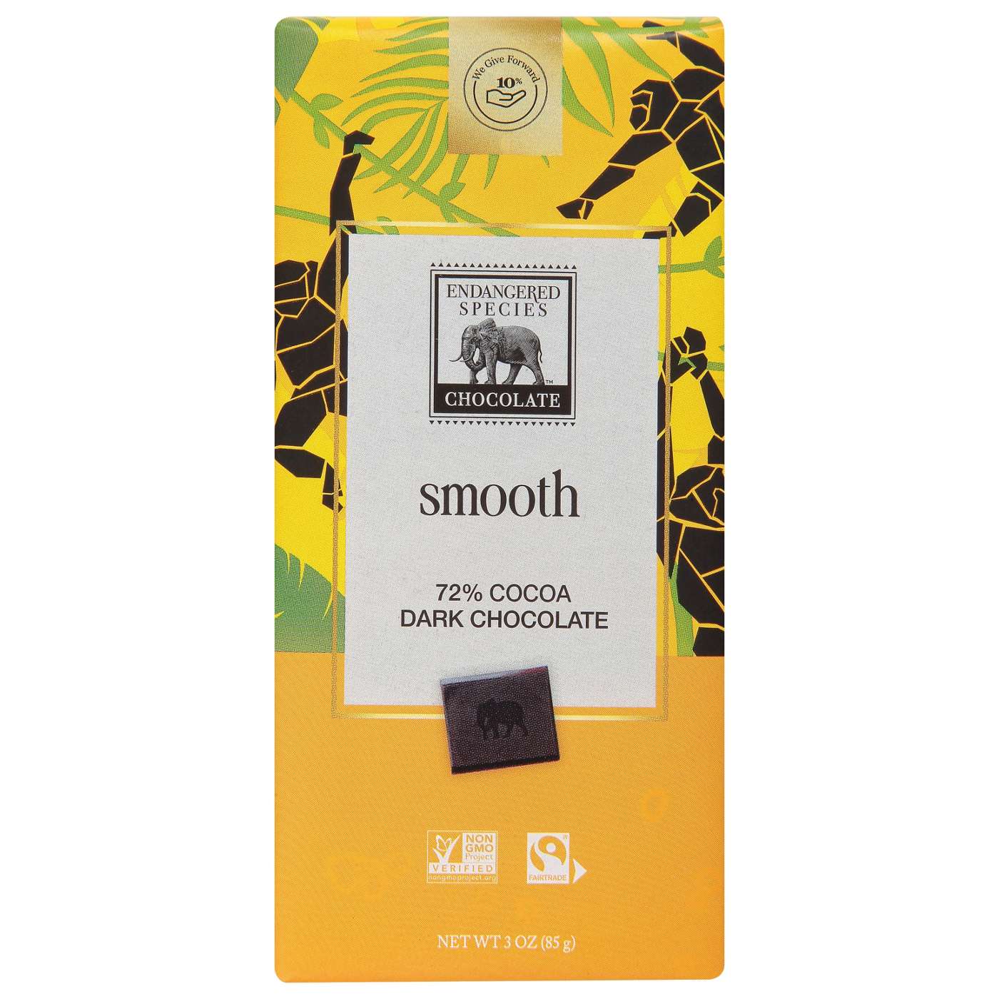 Endangered Species Smooth Dark Chocolate Bar; image 1 of 2