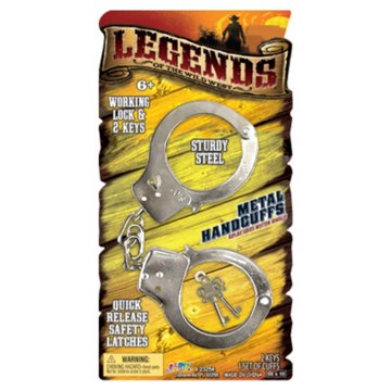 Ja-Ru Legends Of The West Replicas Metal Handcuffs