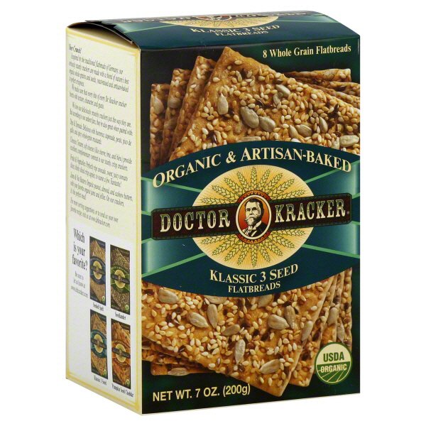 Doctor Kracker Klassic 3 Seed Flatbreads Shop Crackers & Breadsticks