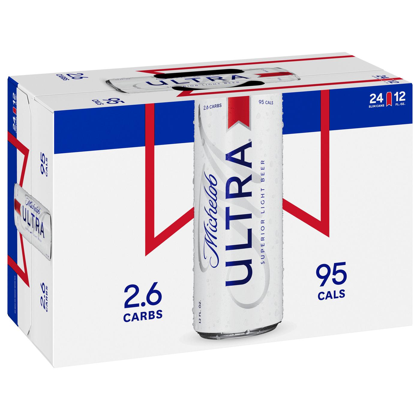 Michelob Ultra Beer 24 pk Cans - Shop Beer at H-E-B