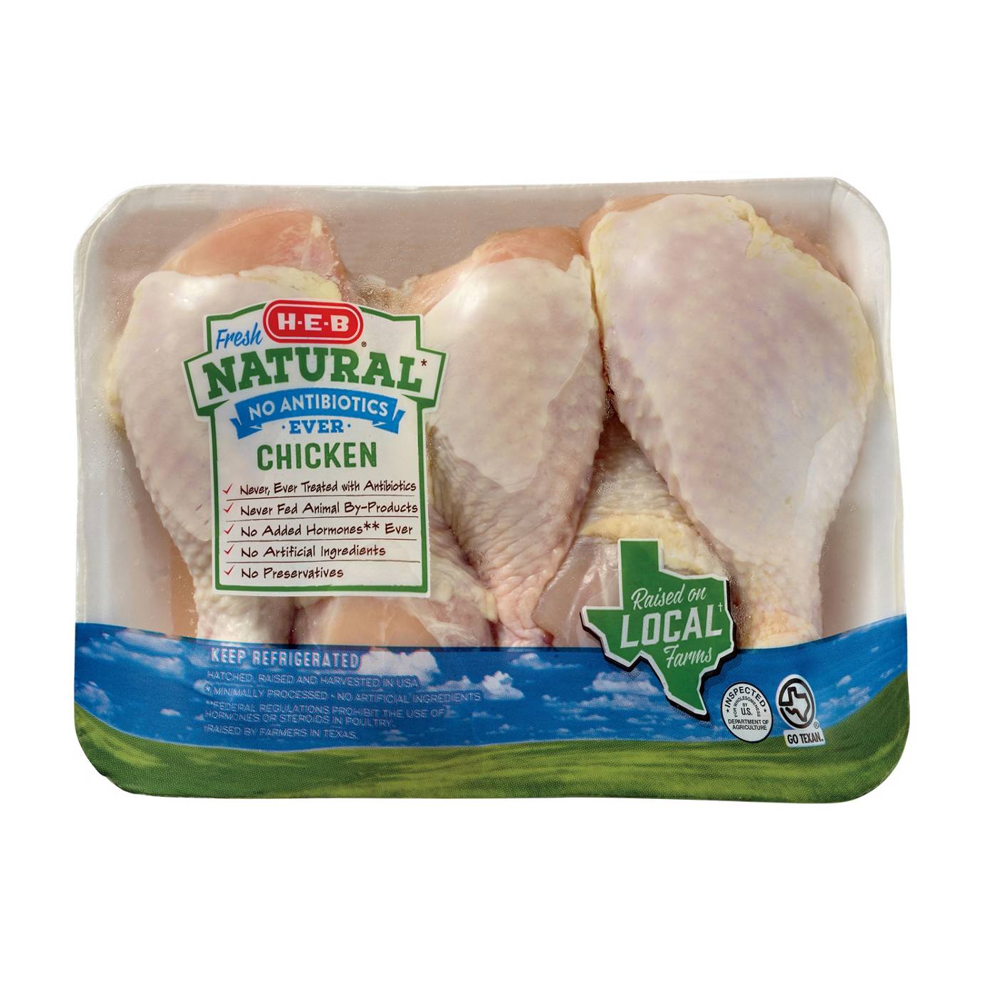 H-E-B Natural Chicken Drumsticks; image 1 of 4