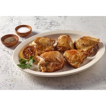 H-E-B Natural Bone-in Skin-on Chicken Thighs, Avg. 2.15 lbs