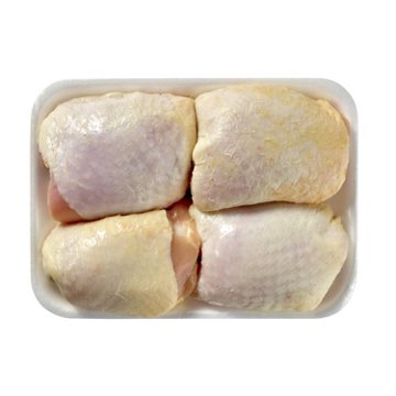 H-E-B Natural Bone-in Skin-on Chicken Thighs, Avg. 2.15 lbs