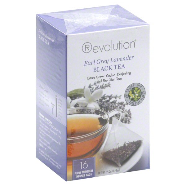 Revolution Earl Grey Lavender Black Tea Bags Shop Tea at HEB