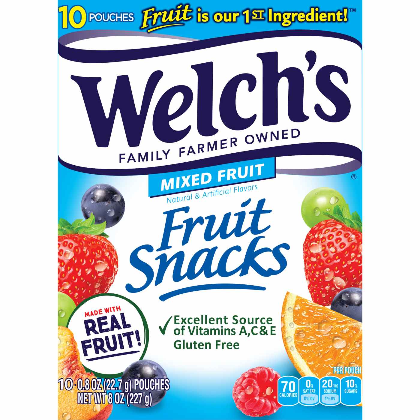 Welch's Mixed Fruit Fruit Snacks; image 1 of 5