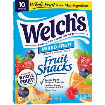 Welch's Mixed Fruit Snacks, 10 ct