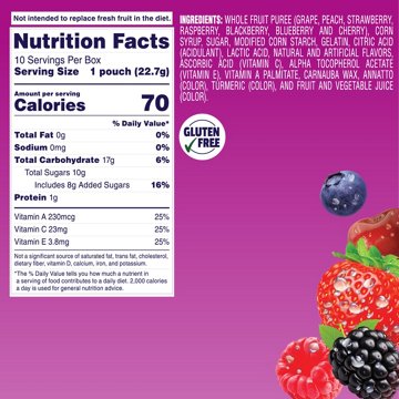 Welch's Berries 'N Cherries Fruit Snacks, 10 ct