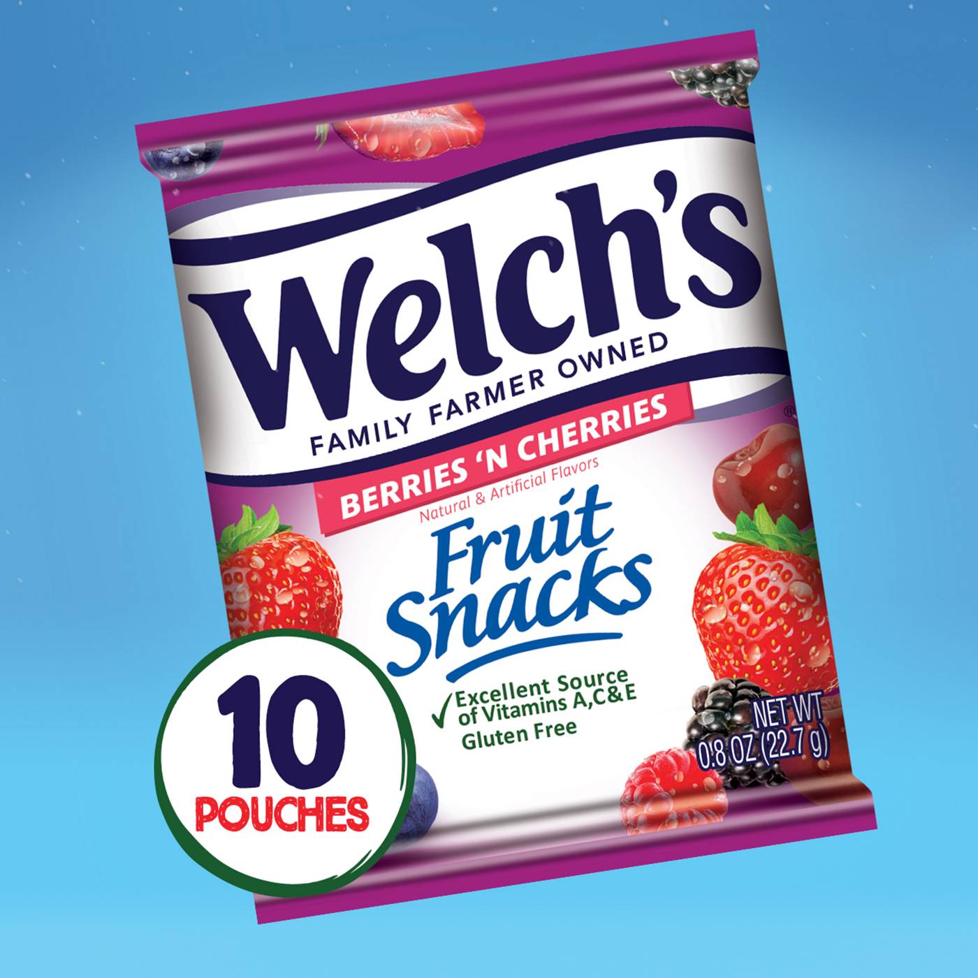 Welch's Berries 'N Cherries Fruit Snacks; image 5 of 5