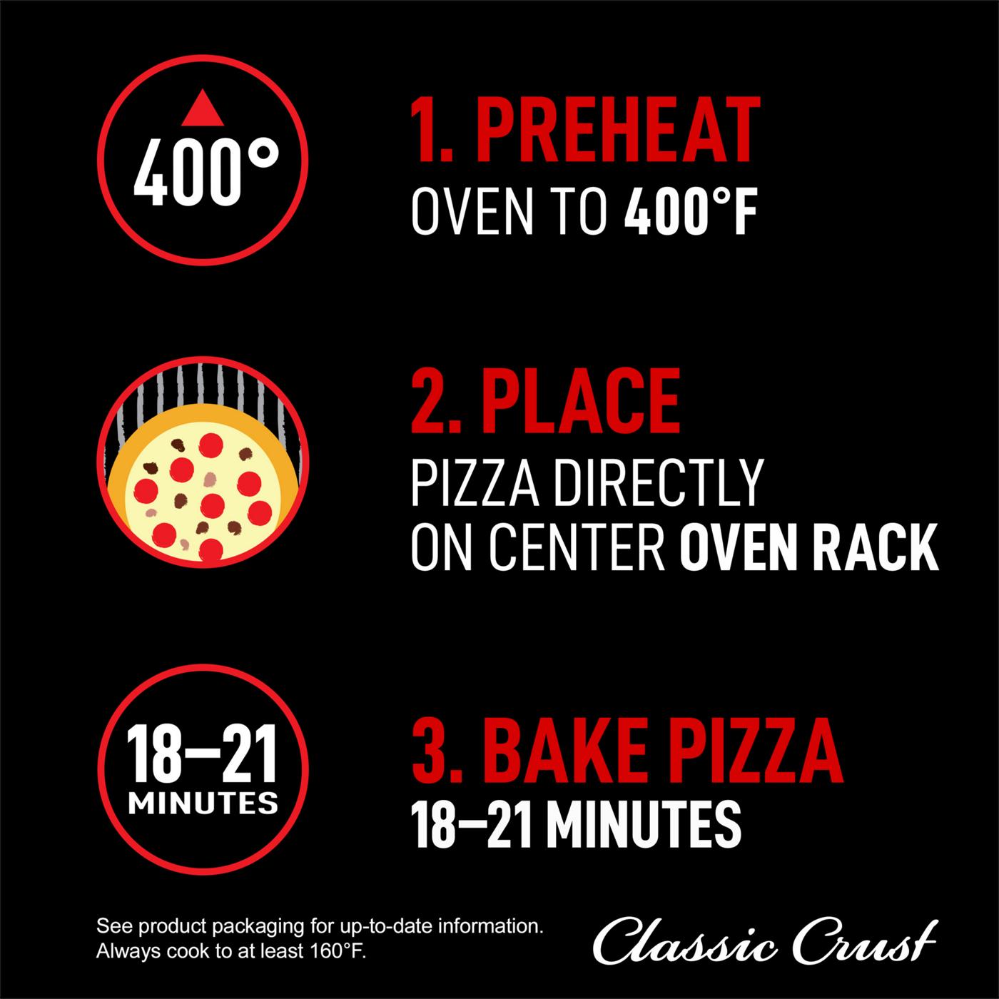 Red Baron Four Meat Classic Crust Frozen Pizza; image 2 of 10