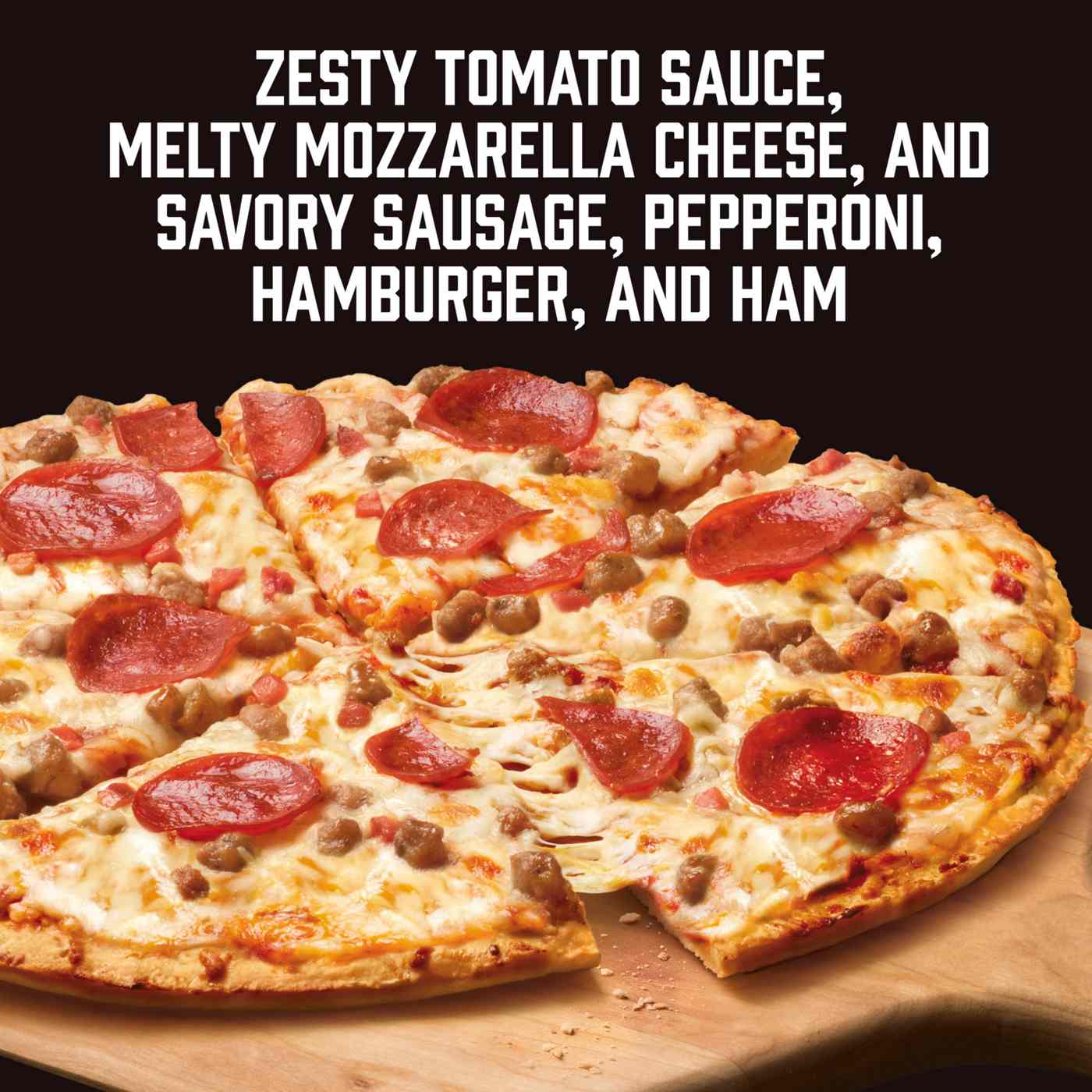 Red Baron Four Meat Classic Crust Frozen Pizza; image 10 of 10