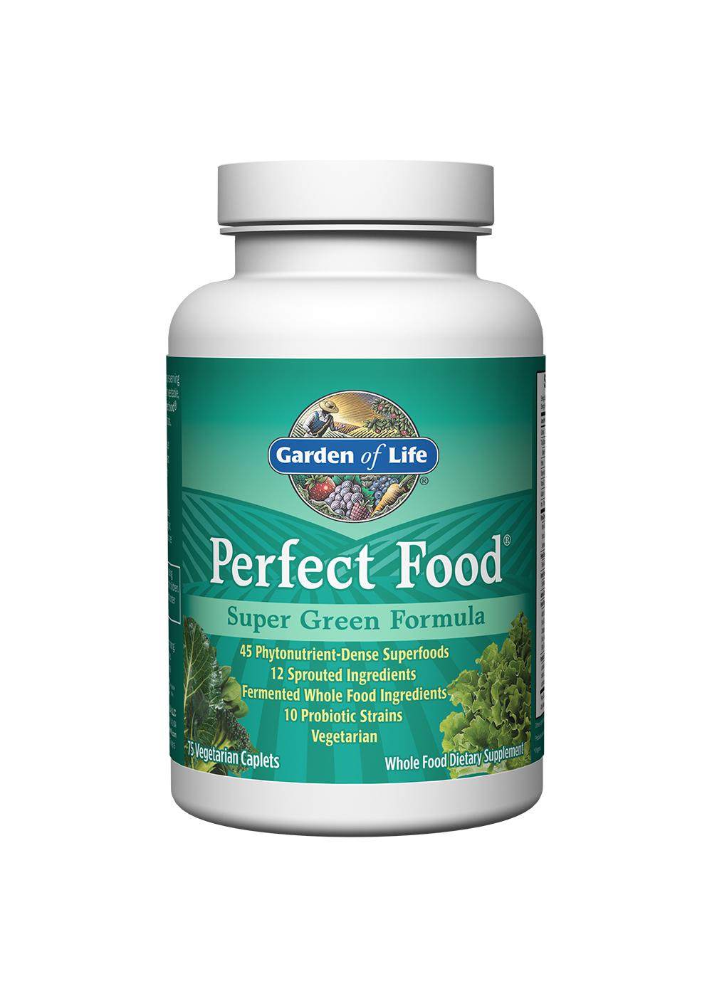 Garden of Life Perfect Food Super Green Formula Caplets Shop Diet