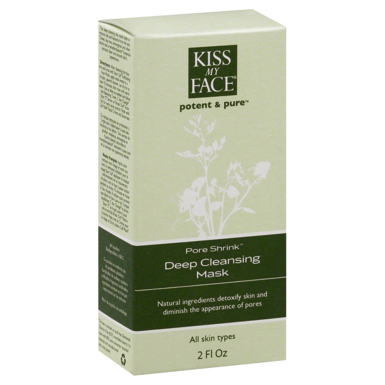 Kiss My Face Obsessively Organic Pore Shrink Deep Pore Cleansing Mask