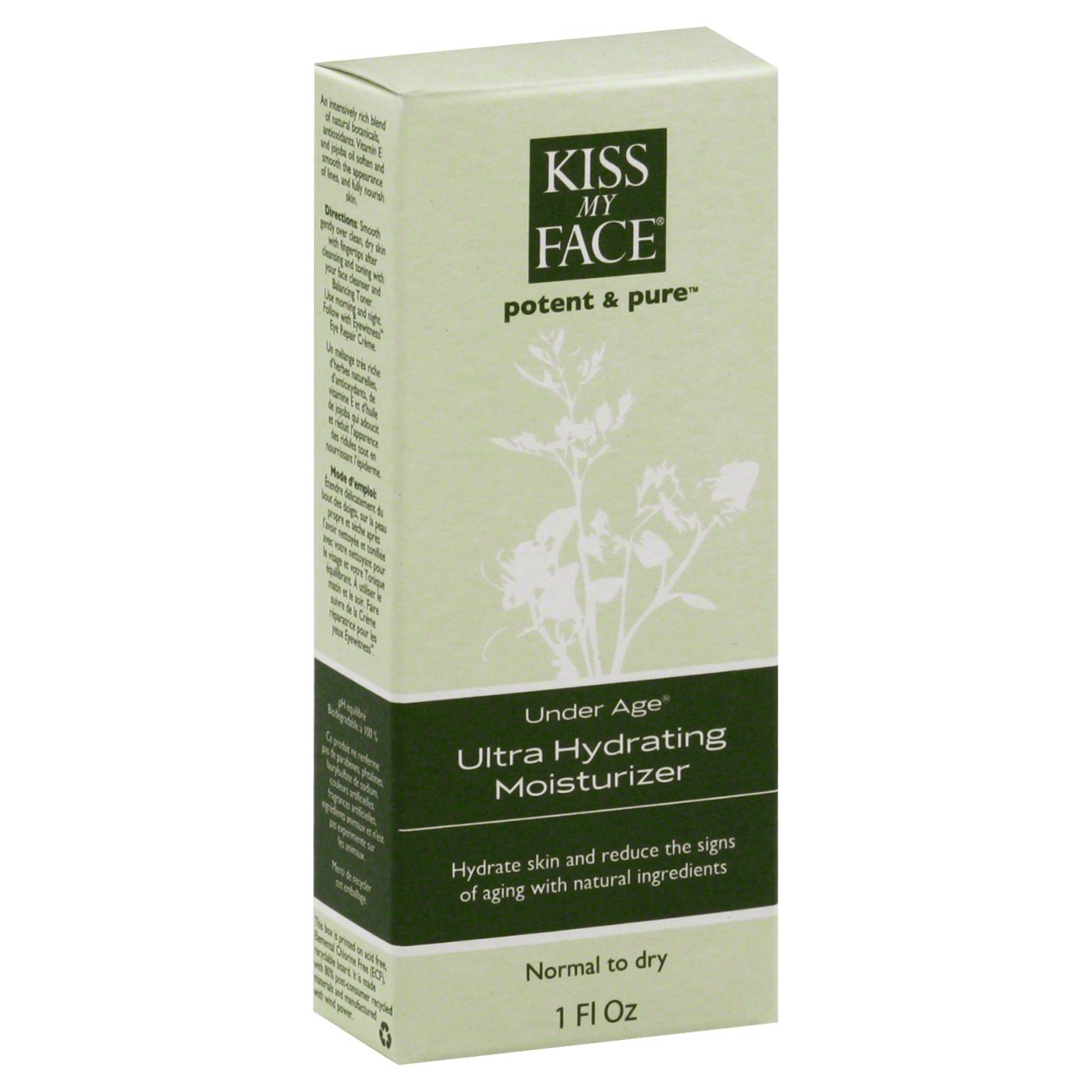 Kiss My Face Obsessively Organic Under Age Ultra Hydrating Moisturizer