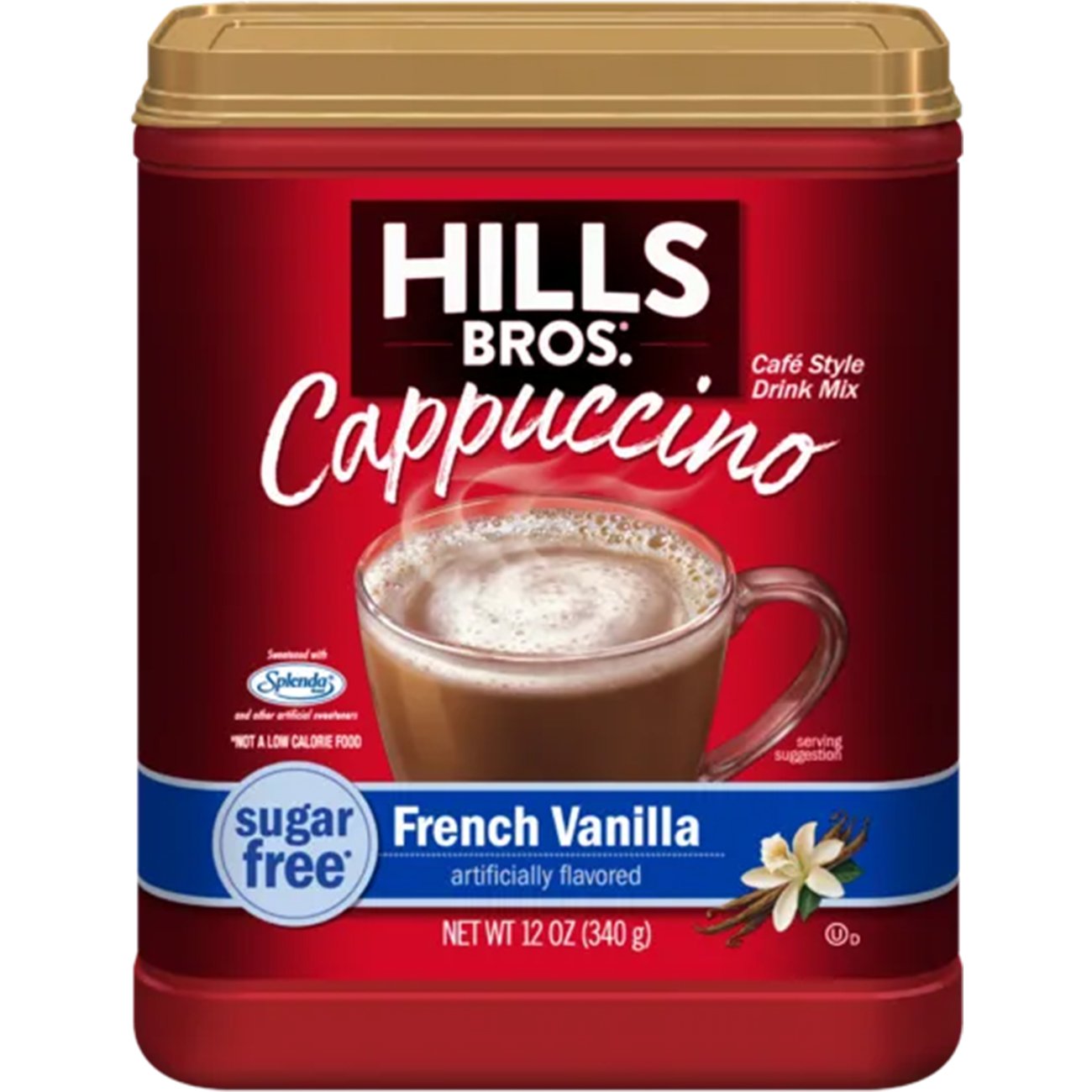 Hills Bros. Sugar Free French Vanilla Cappuccino Drink Mix - Shop