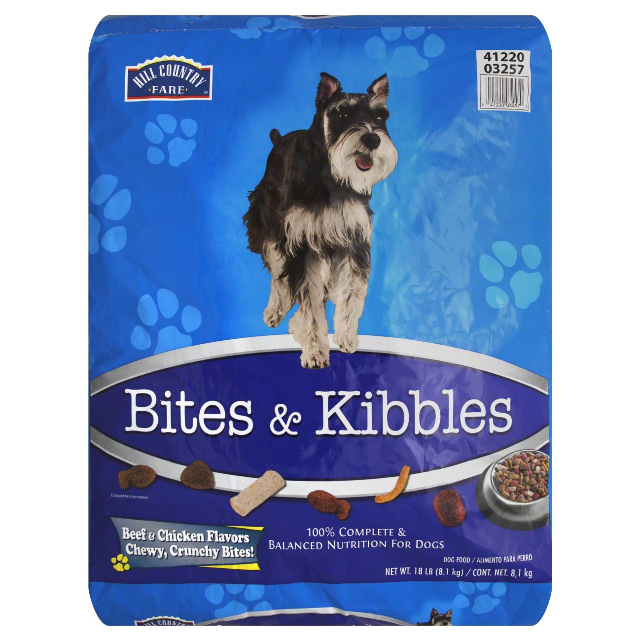 Hill Country Fare Bites And Kibbles Beef And Chicken Flavor Dog Food - Shop Food at H-E-B