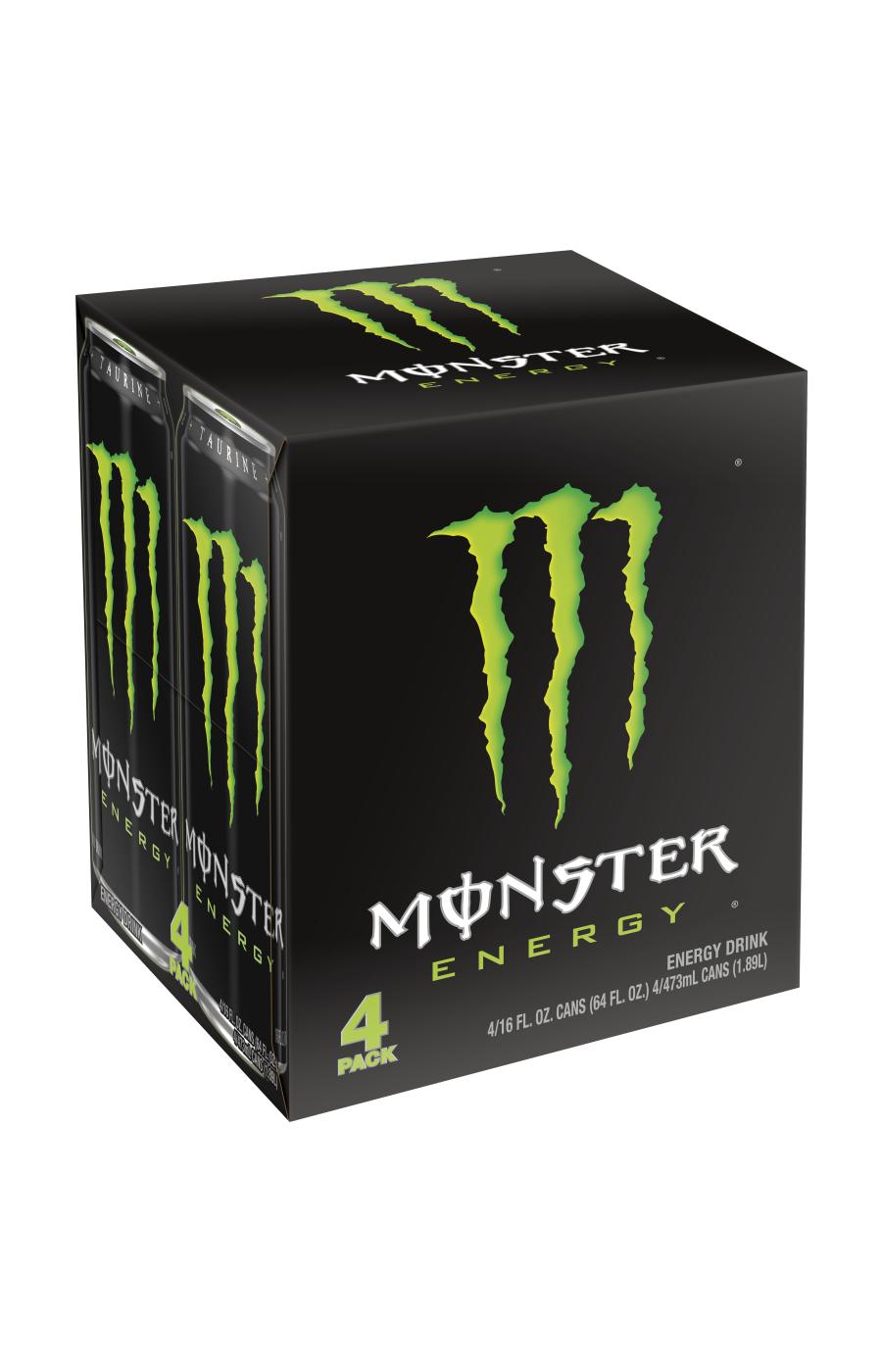 Monster Energy Green Original 4 pk Cans; image 2 of 3