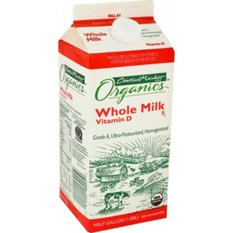 Central Market Organics Whole Milk, 1/2 gal | Joe V's Smart Shop