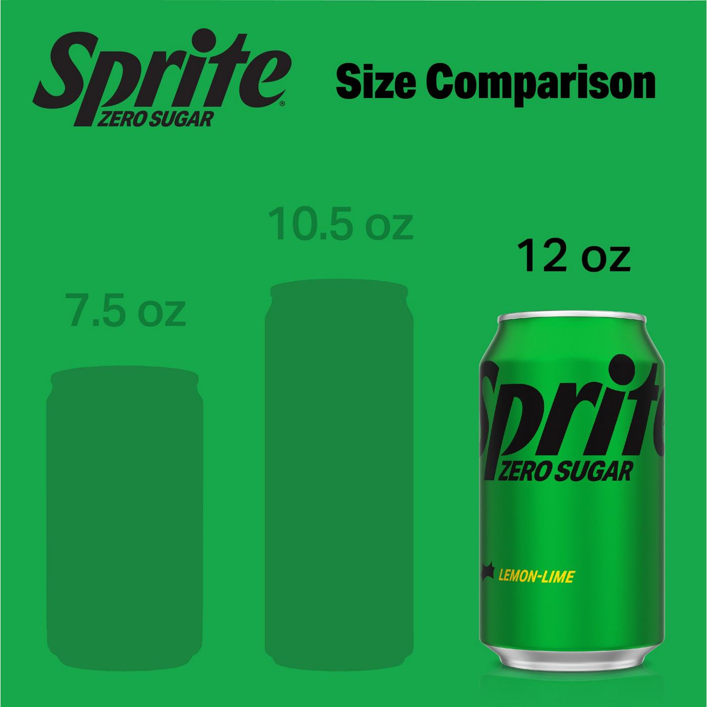 Sprite Zero Lemon-Lime Soda 12 oz Cans; image 6 of 6