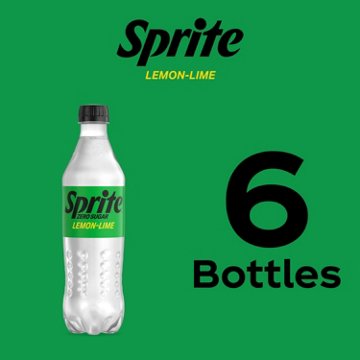 Sprite Zero Sugar Lemon Lime Diet Soda Pop Soft Drinks