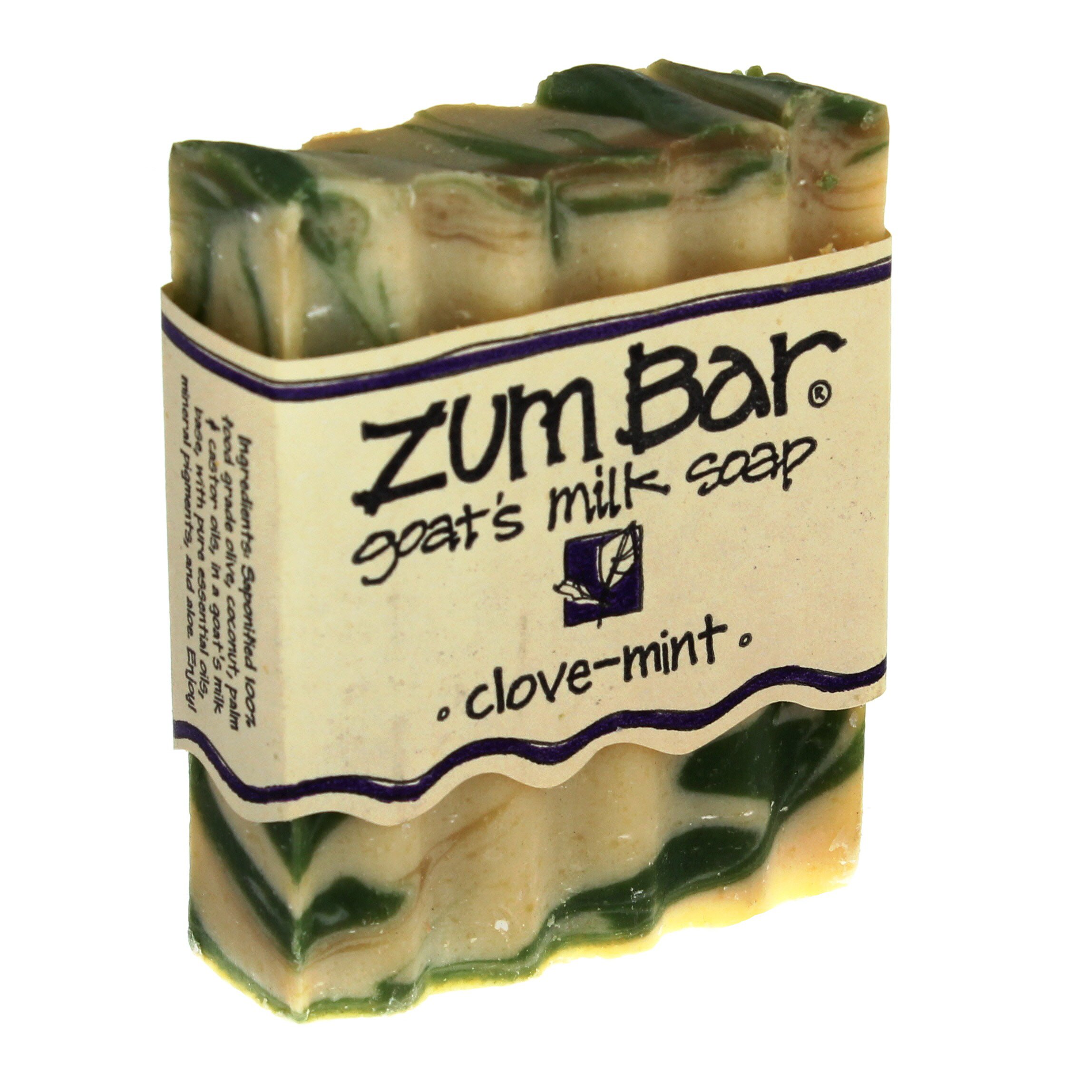 Indigo Wild CloveMint Zum Bar Goats Mild Soap Shop Hand & bar soap