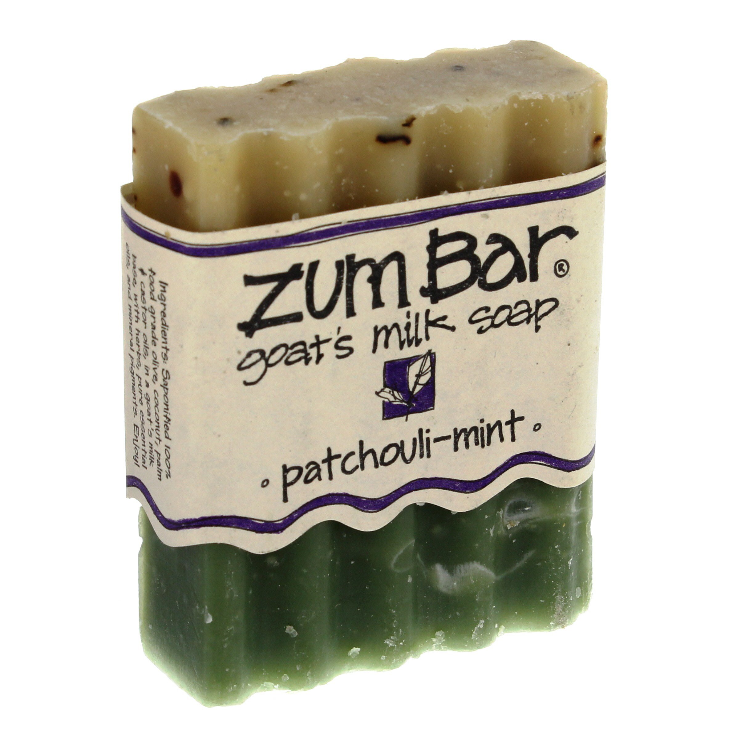 Indigo Wild Patchouli Mint Zum Bar Goats Mild Soap Shop Hand & Bar