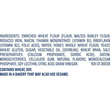 Mrs Baird's Honey Wheat Bread, 20 oz