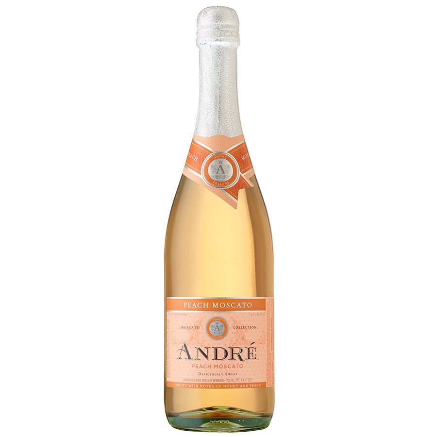 Andre Peach Moscato Champagne Sparkling Wine Shop Wine At H E B