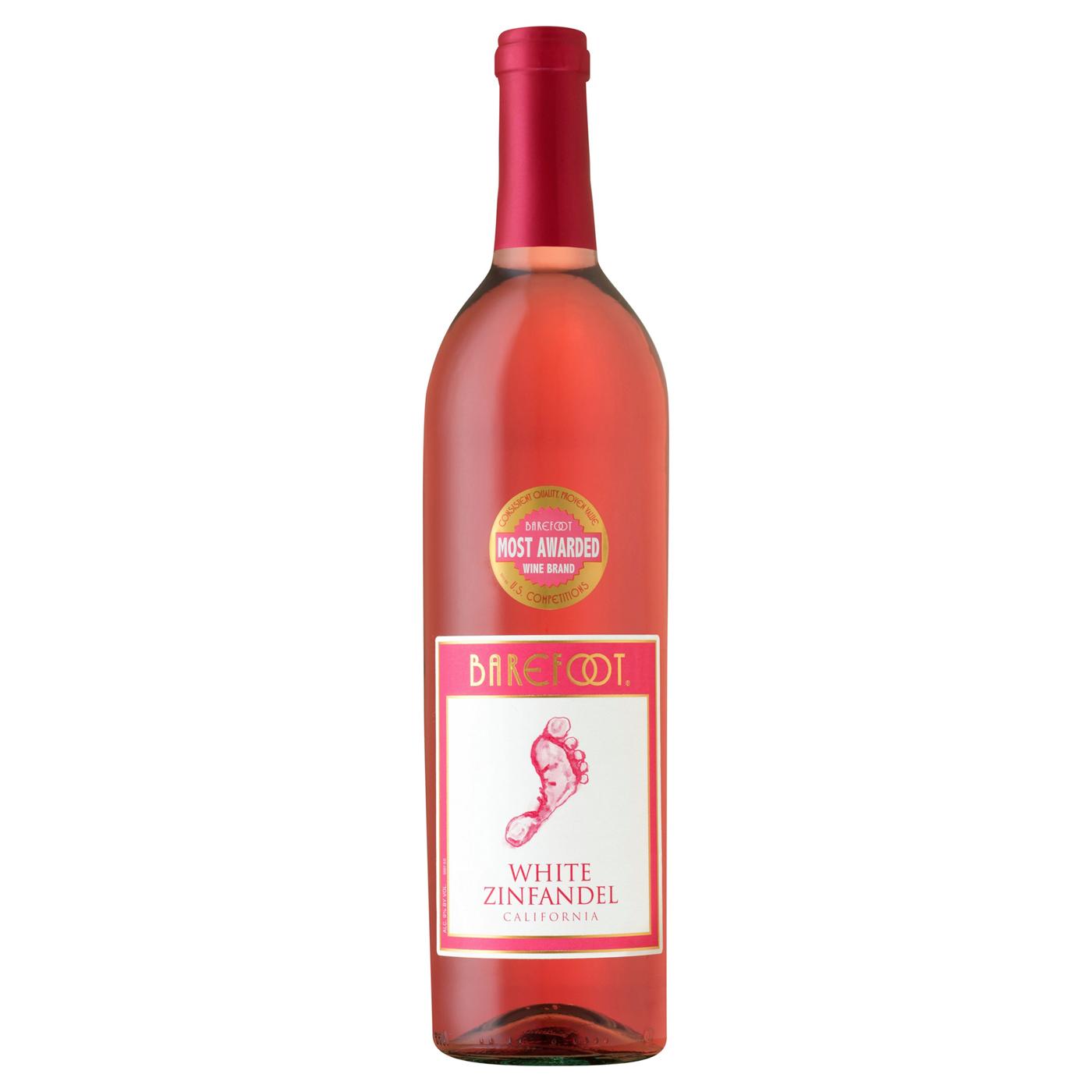 Barefoot White Zinfandel Wine; image 1 of 3