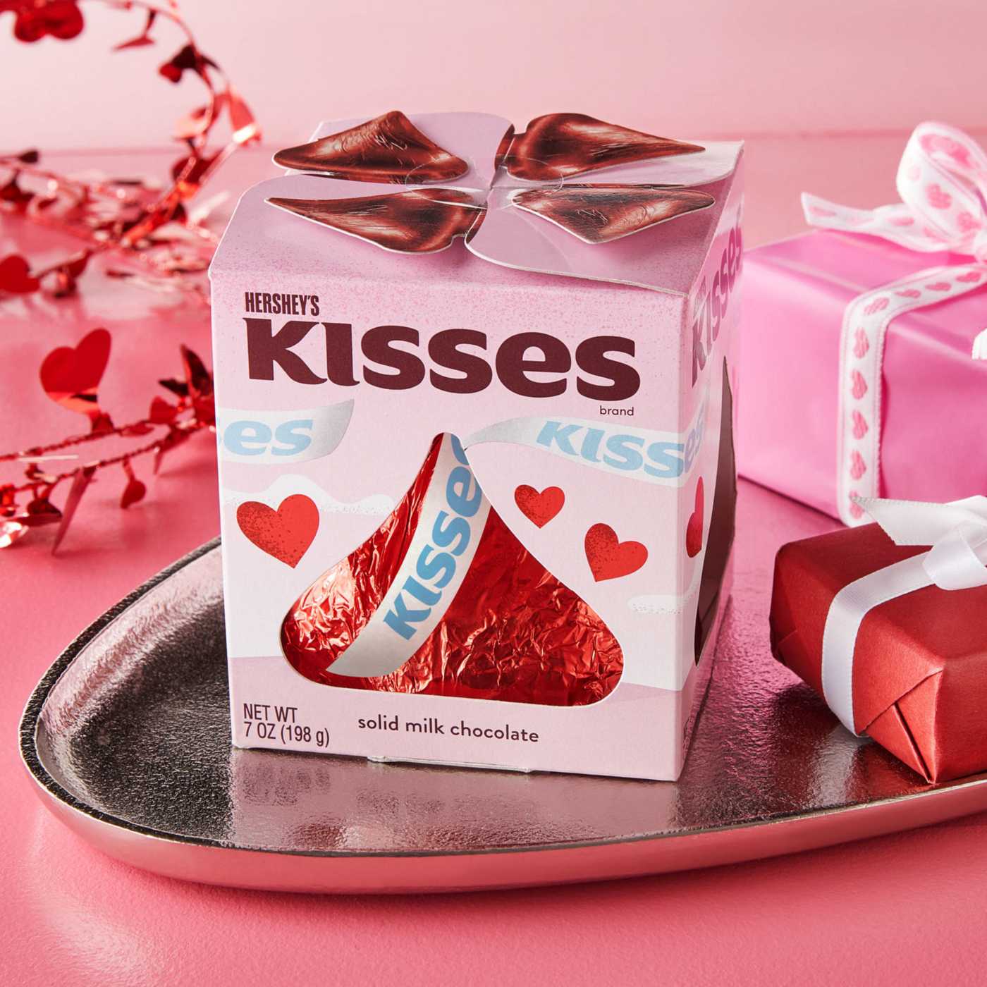 Hershey's Kisses Solid Milk Chocolate Valentine's Candy; image 5 of 7