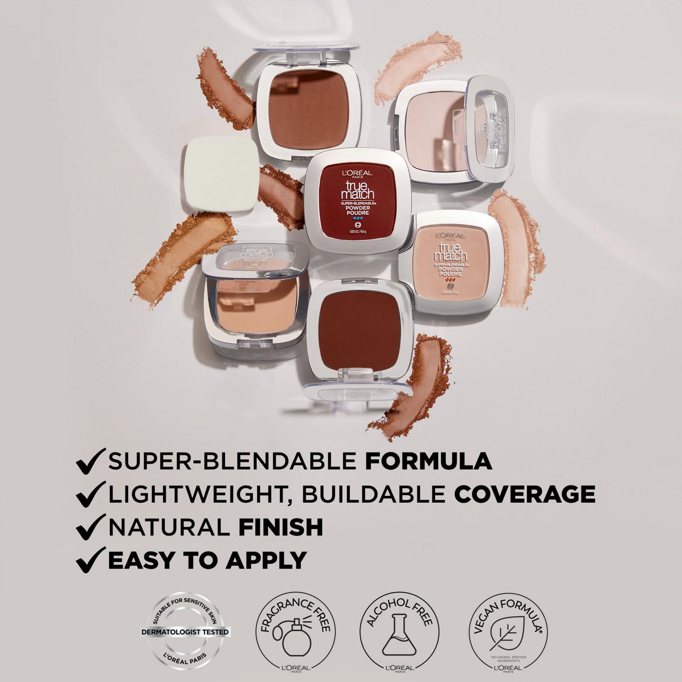 L'Oréal Paris True Match Super-Blendable Oil Free Makeup Powder Caramel Beige; image 6 of 6