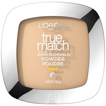 L'Oréal Paris True Match Super-Blendable Powder Oil-Free Makeup Nude Beige, 0.33 oz