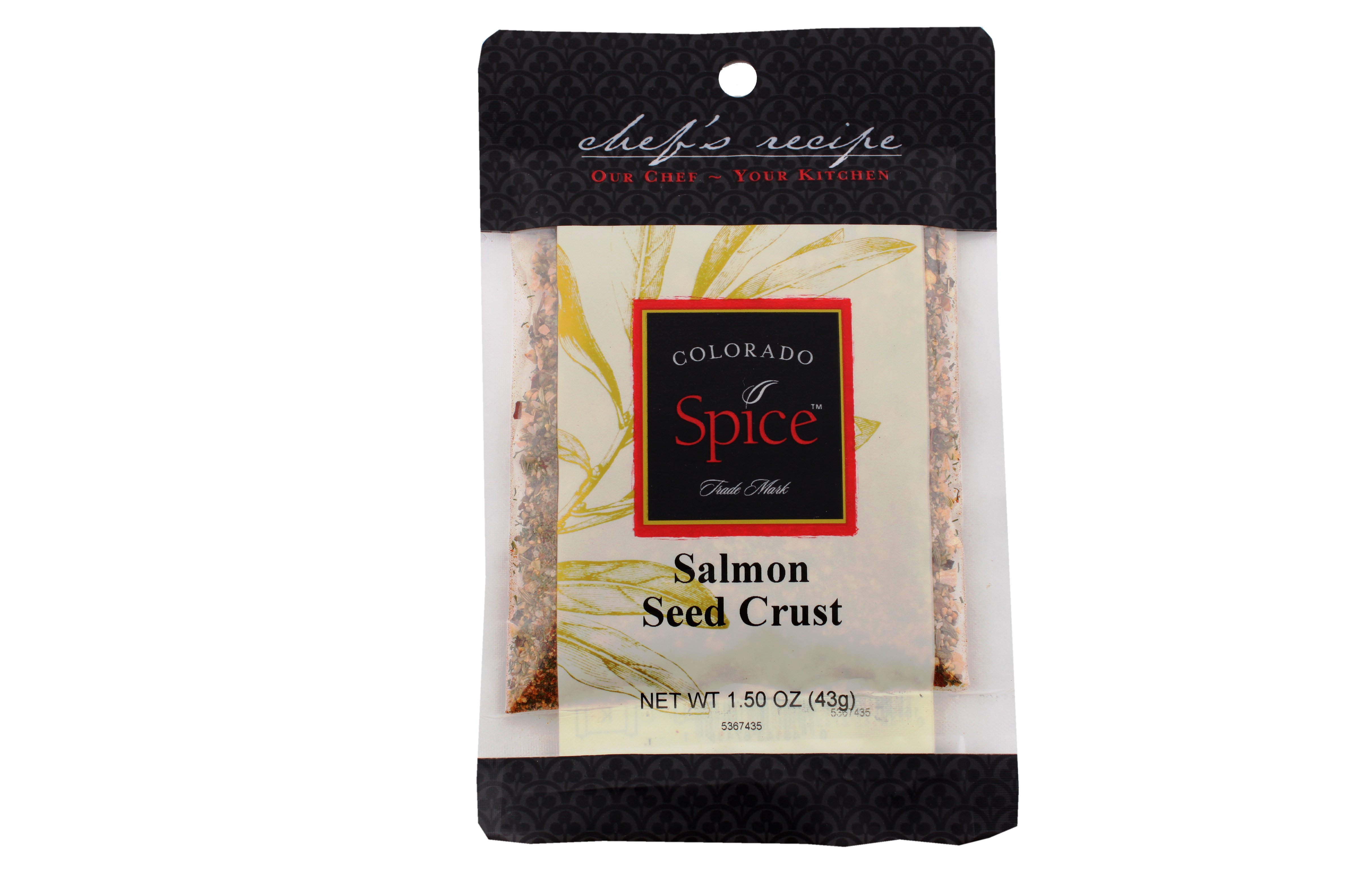 Colorado Spice Chef's Recipe Salmon Seed Crust Shop Spice Mixes at HEB