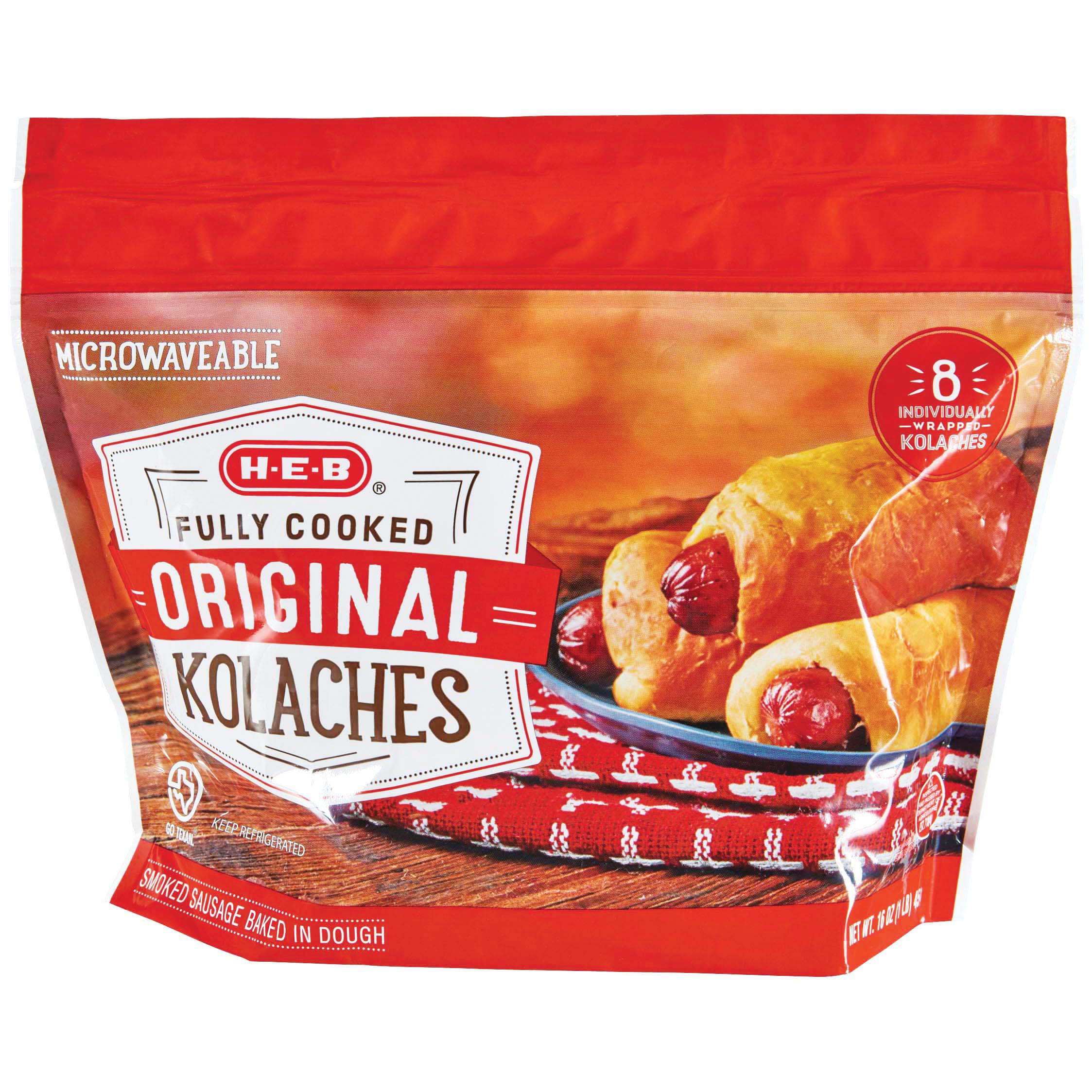 HEB Fully Cooked Original Sausage Kolaches Shop Sandwiches at HEB