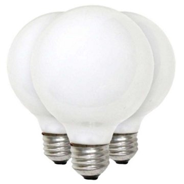 Sylvania G25 40-Watt Globe Indoor Light Bulbs, 3 pk