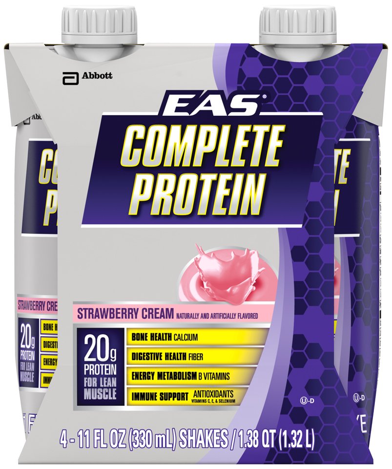 EAS Complete Protein Ready to Drink, Strawberry Cream Shop Diet