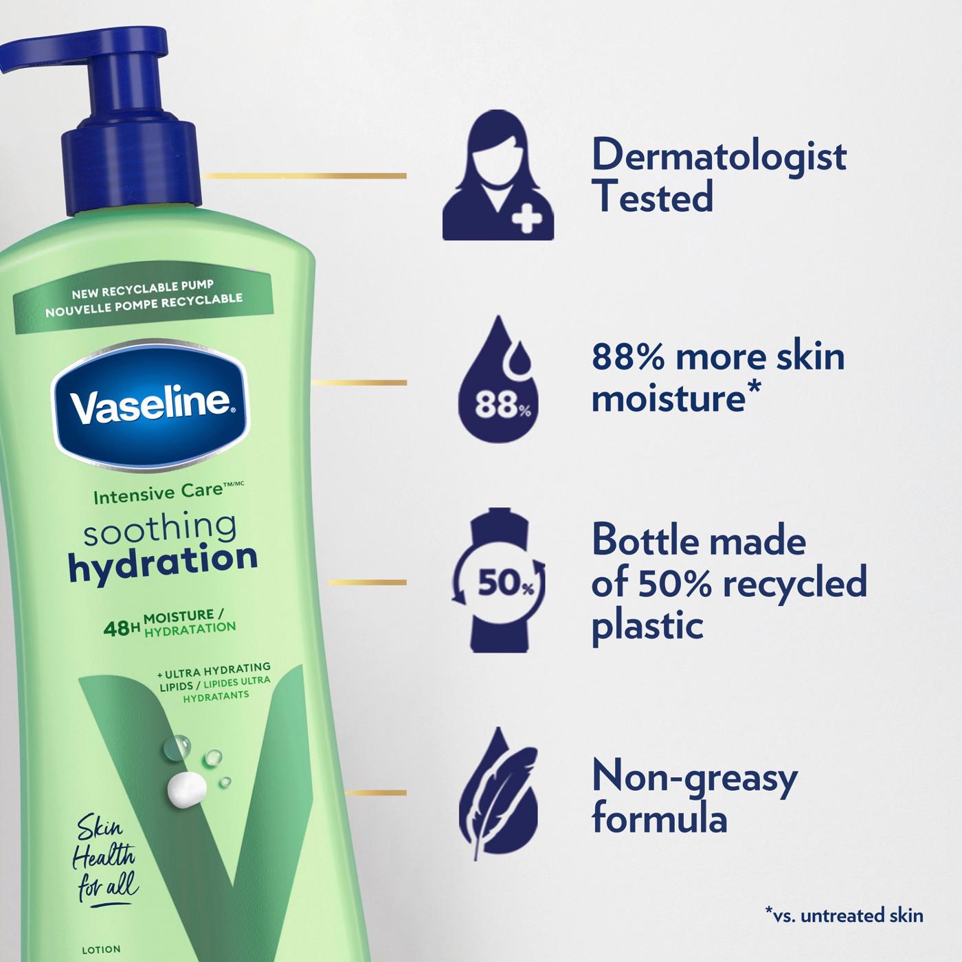 Vaseline Intensive Care Body Lotion Soothing Hydration; image 5 of 8