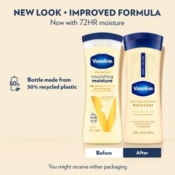 Vaseline Intensive Care Nourishing Moisture Lotion, 10 oz