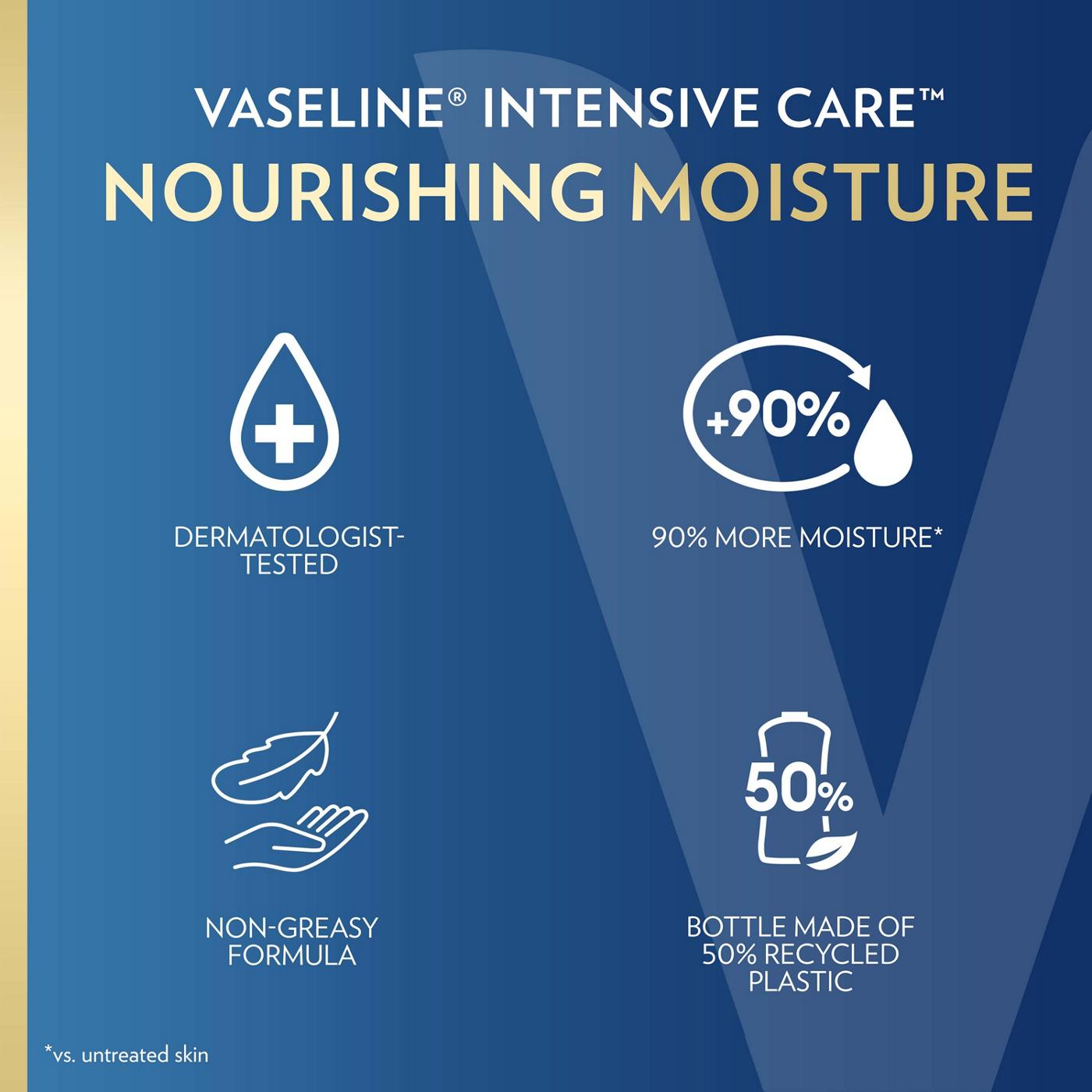 Vaseline Intensive Care Nourishing Moisture Lotion; image 3 of 10