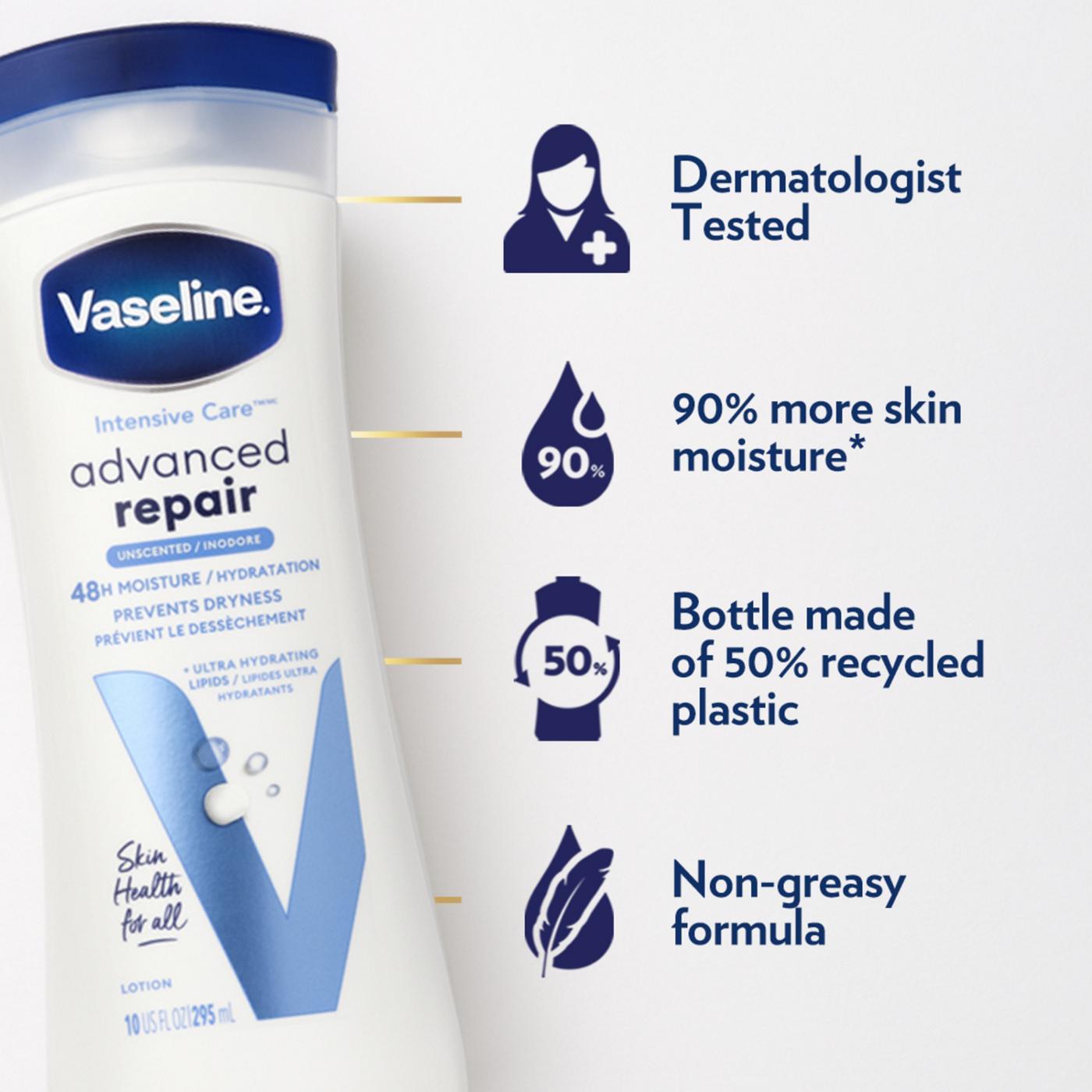 Vaseline Intensive Care Advanced Repair Body Lotion - Unscented; image 5 of 6