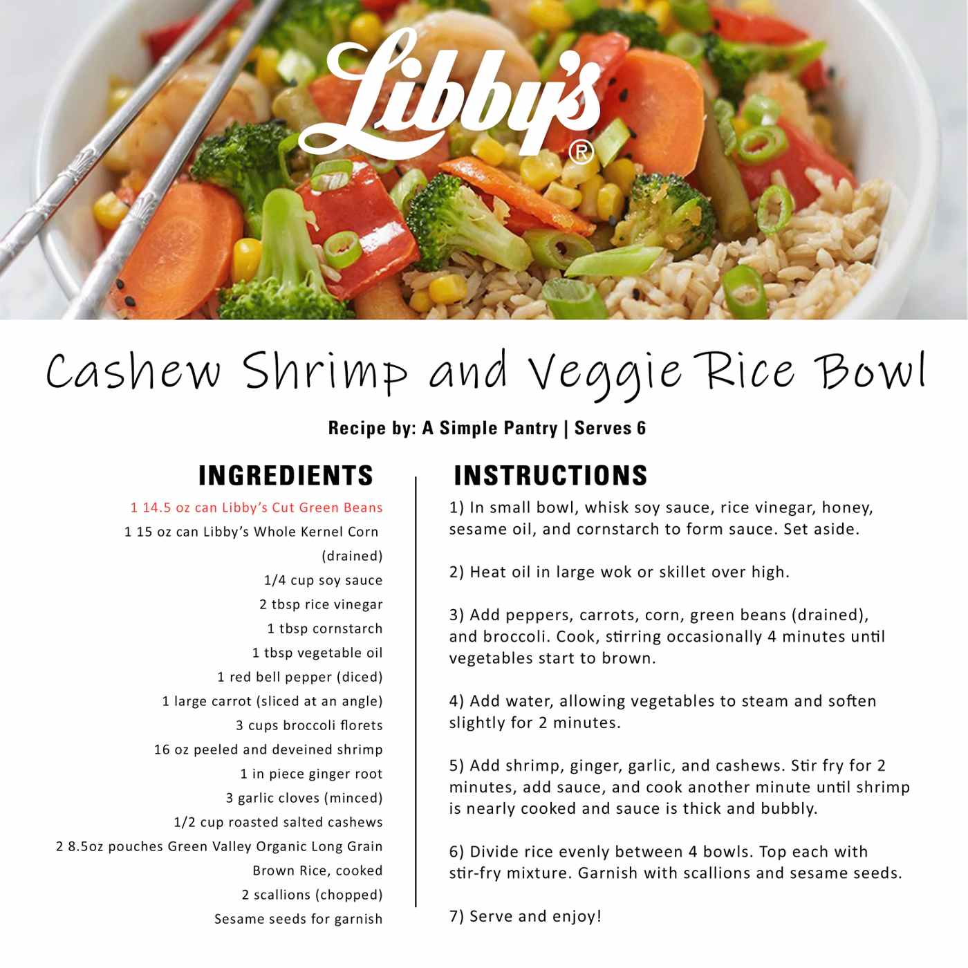 Libby's Cut Green Beans; image 4 of 5