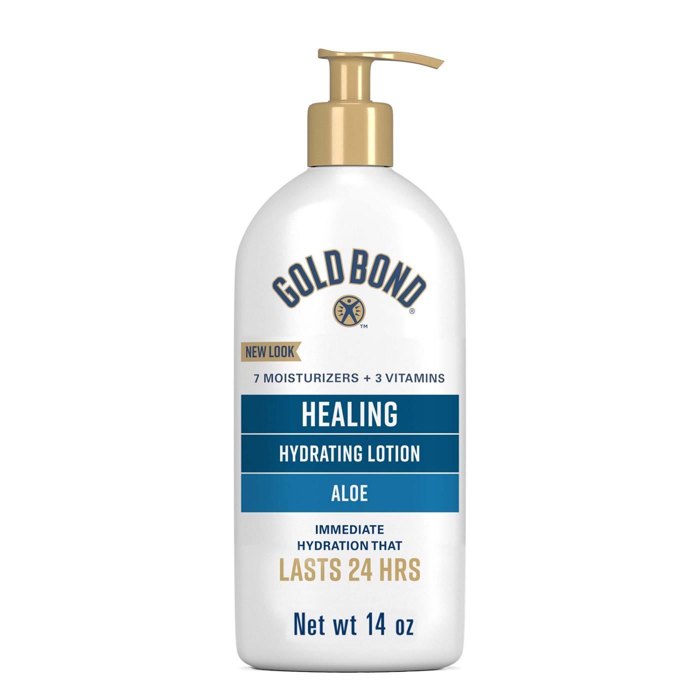 Gold Bond Healing Hydrating Lotion, With Aloe, 24HR Hydration; image 1 of 5
