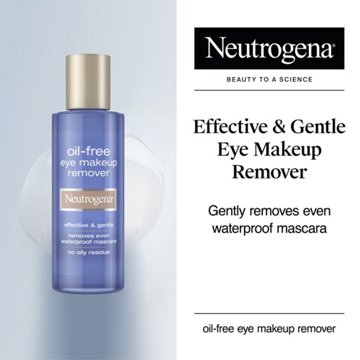 Neutrogena Gentle Oil-Free Liquid Eye Makeup Remover Solution, 5.5 oz